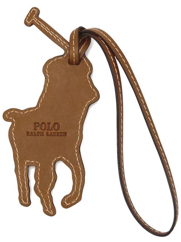 Pony Logo Stitch Charm Brown 427858785 001 - POLO RALPH LAUREN - BALAAN 3