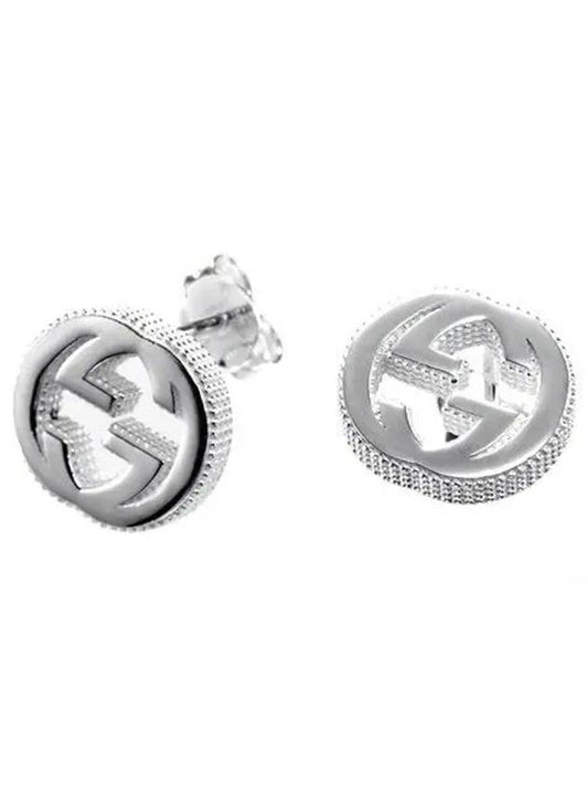 YBD479227001 Interlocking G Silver Earrings 1059652 - GUCCI - BALAAN 1