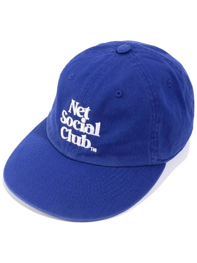 OG LOGO ROUND VISOR CAP ROYAL BLUE - NET SOCIAL CLUB - BALAAN 4