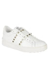 Men's Rockstud Untitled Low Top Sneakers White - VALENTINO - BALAAN 3