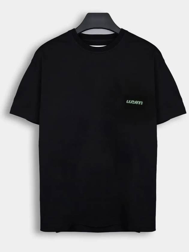 Men s Light Graphic Short Sleeve T Shirt Black W243TS03708B - WOOYOUNGMI - BALAAN 2