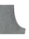 Square Neck Knit Sleeveless Grey - NOIRER - BALAAN 6