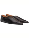 Logo Leather Flats Black - ACNE STUDIOS - BALAAN 5