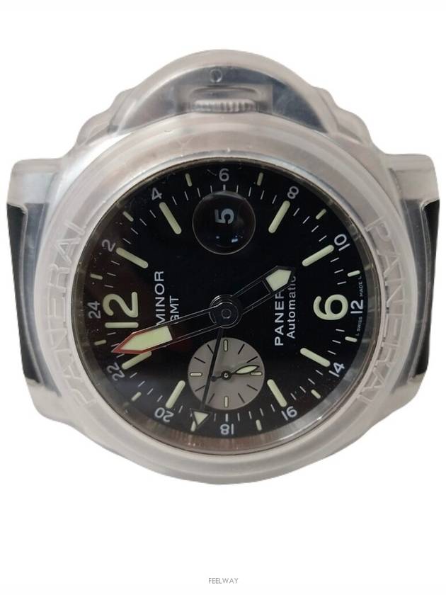 Luminor GMT automatic black plate men s watch 44mm - PANERAI - BALAAN 5