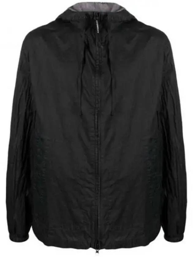 Light Microweave Laminated Overshirt Hooded Jacket Black - CP COMPANY - BALAAN 2