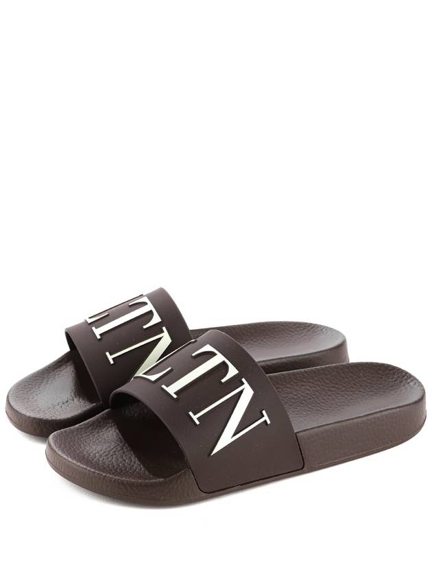 Men's Rubber Slippers Fondente - VALENTINO - BALAAN 2