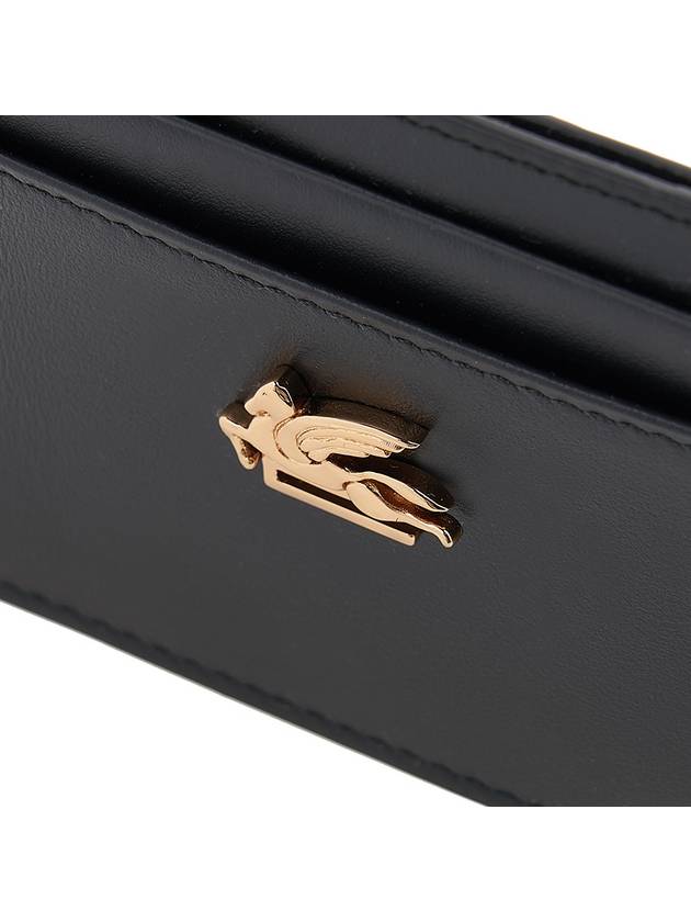 Women's Pegasus Logo Card Wallet Black - ETRO - BALAAN 7