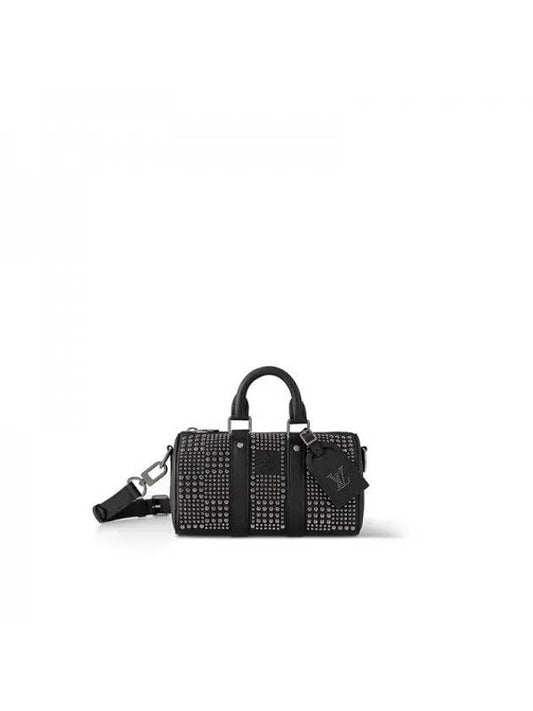 Keepall Bandouliere 25 Tote Bag Black - LOUIS VUITTON - BALAAN 1