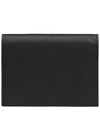 Saffiano Metal Logo Gold Fold Wallet Black - PRADA - BALAAN 4