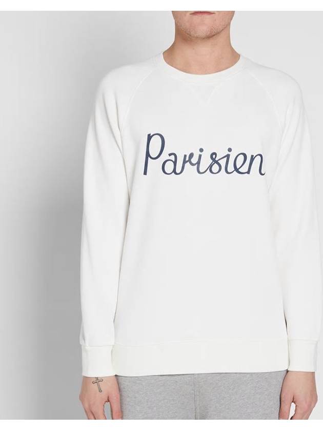 Parisien Logo Sweatshirt Latte - MAISON KITSUNE - BALAAN 6