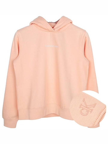 Blossom monologo hooded sweatshirt J20J221066 TLV - CALVIN KLEIN - BALAAN 1