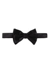 Men's Silk Bow Tie Black - EMPORIO ARMANI - BALAAN 1