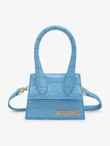 Jacquemus Mini Le Chiquito Shoulder Bag Blue 213BA0013101330SS23 - JACQUEMUS - BALAAN 1