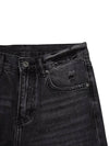 Men's high quality straight thin stretch denim AJN167 - IKALOOOK - BALAAN 4