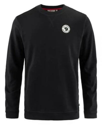 Men's 1960 Logo Badge Long Sleeve T-Shirt Black - FJALL RAVEN - BALAAN 2