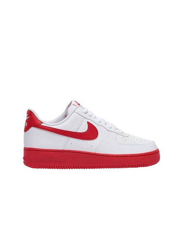 Air Force 1 Low Top Sneakers White Red Midsole - NIKE - BALAAN 1