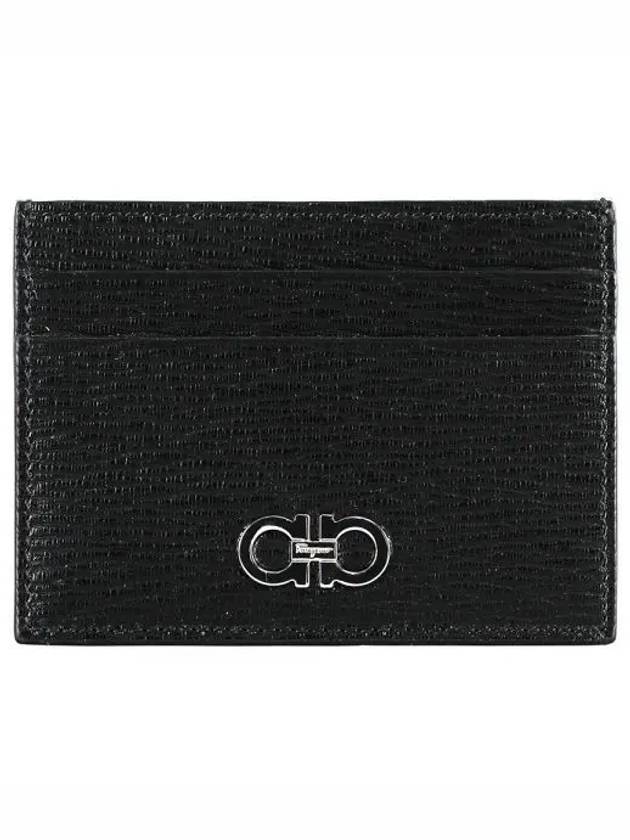 Ferragamo Gancini two tone card wallet 0704957 270785 1146976 - SALVATORE FERRAGAMO - BALAAN 1