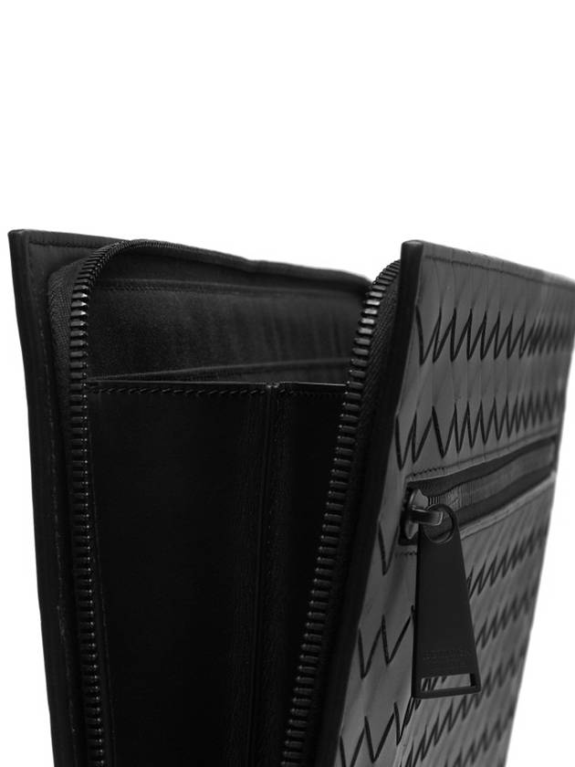 Men’s Document Large Clutch Bag Black - BOTTEGA VENETA - BALAAN 8