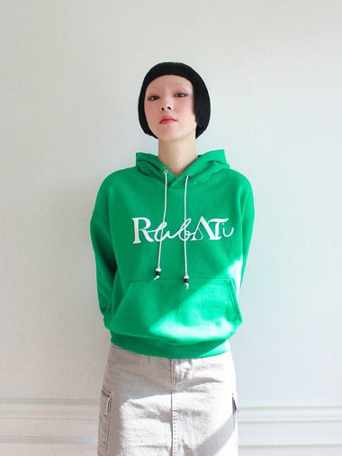 Lettering Logo Hoodie Green - RUBATI - BALAAN 1