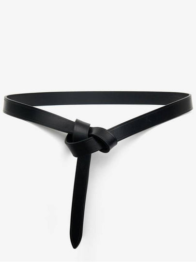 Kirka Leather Belt Black - ISABEL MARANT - BALAAN 2