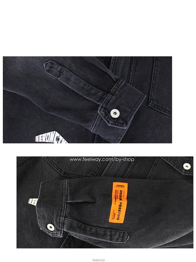 Denim Jacket HMYD003S20797006 - HERON PRESTON - BALAAN 8