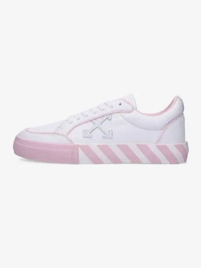 Vulcanized Outline Low Top Sneakers White Pink - OFF WHITE - BALAAN 2