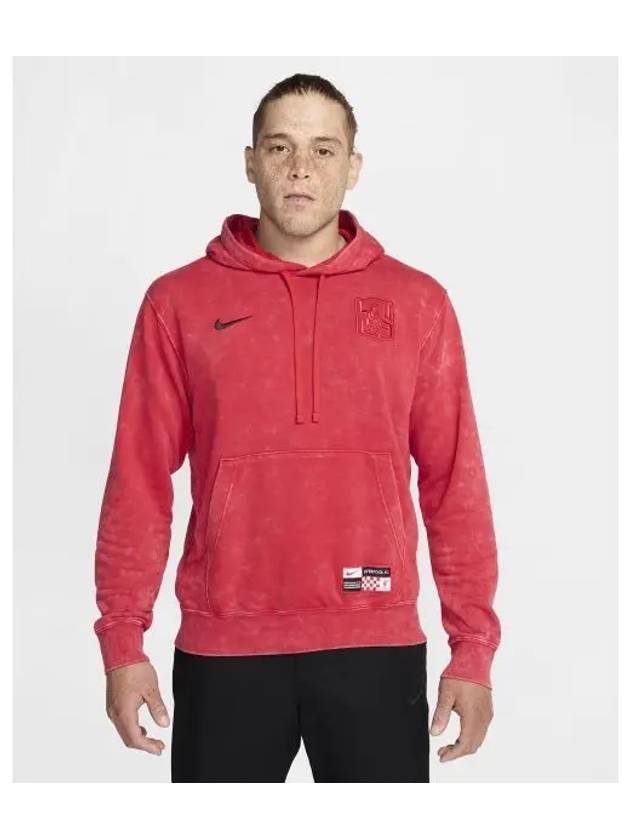 Liverpool FC Club 3rd Football French Terry Pullover Hoodie University Red - NIKE - BALAAN 2