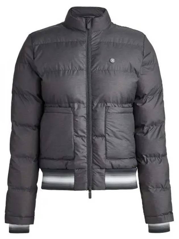 Women's Nylon Melange Padded Jacket Charcoal Heather Grey - G/FORE - BALAAN 2