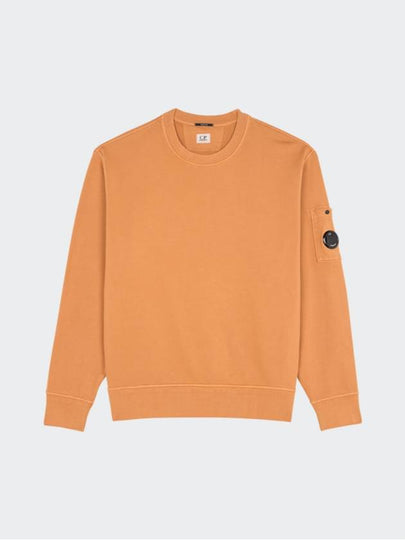 Cotton Diagonal Fleece Lens Sweatshirt Orange - CP COMPANY - BALAAN 2