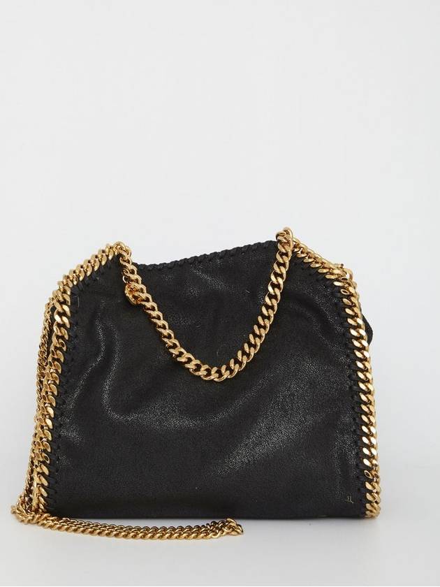 gold-plated Falabella mini tote bag black - STELLA MCCARTNEY - BALAAN 2