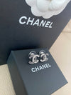 CC Logo EarringsHalf Black Cubic EarringsAB8981 - CHANEL - BALAAN 6