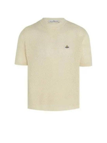 Julian Cotton Knit Top T-Shirt Ivory - VIVIENNE WESTWOOD - BALAAN 2