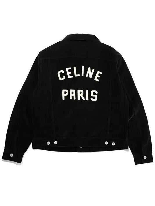 Trucker Jacket In Corduroy La Wash - CELINE - BALAAN 1