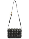 Gold Hardware Padded Cassette Cross Bag Black - BOTTEGA VENETA - BALAAN 8