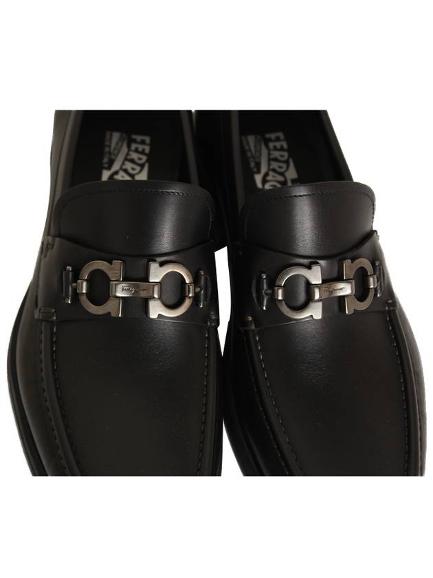 Men's David Gancini Loafers Black - SALVATORE FERRAGAMO - BALAAN 9