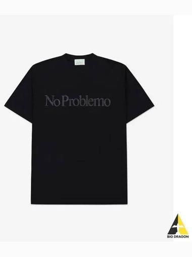 No Problem SS Short Sleeve T Shirt Black COAR60002BLK - ARIES - BALAAN 1