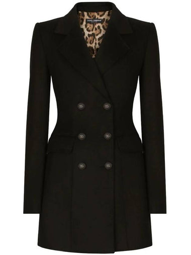 Turlington Wool Blend Blazer F26L0TFU26Q - DOLCE&GABBANA - BALAAN 1