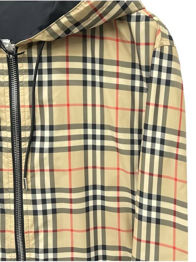 Reversible Vintage Check Hooded Jacket Archive Beige - BURBERRY - BALAAN 6