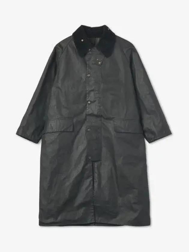 Men's Distressed Cotton Trench Coat Black - MAISON MARGIELA - BALAAN 1