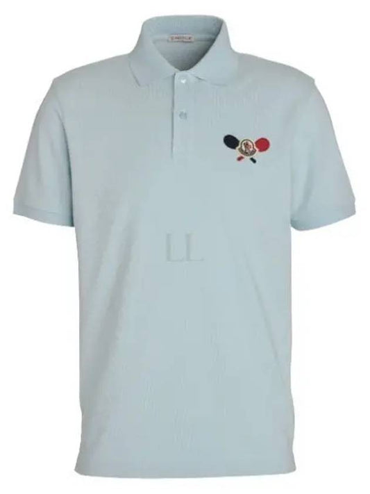 117191 8A00009 89A16 70C Logo Patch Polo Shirt - MONCLER - BALAAN 1