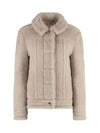 TEDINNO High Neck Teddy Jacket Beige 2310860139 002 - MAX MARA - BALAAN 1