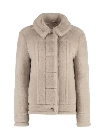 23FW TEDINNO High Neck Teddy Jacket 2310860139 002 - MAX MARA - BALAAN 1