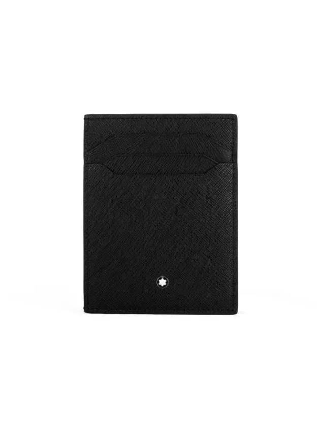 Sartorial 4CC Leather Card Wallet Black - MONTBLANC - BALAAN 3