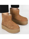 Classic Mini Platform Suede Winter Boots Chestnut - UGG - BALAAN 2