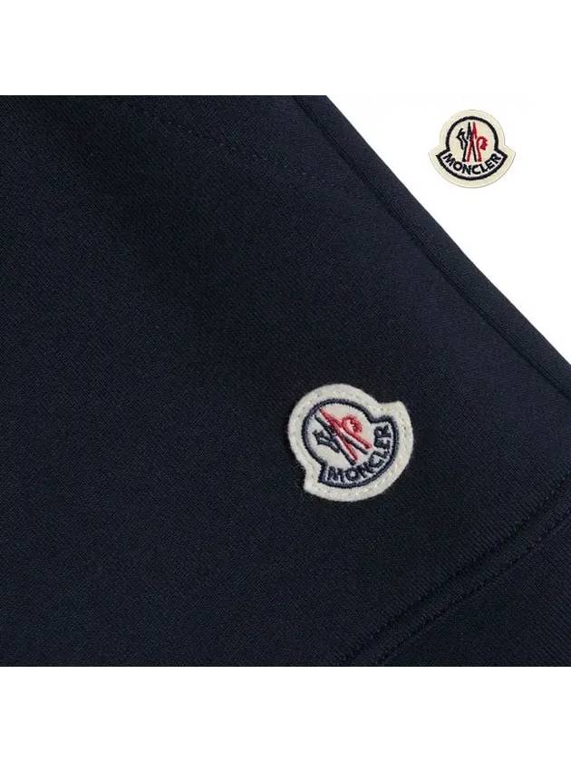 Kids Fleece Shorts Navy 8H00010 809AG 778 12A 14A - MONCLER - BALAAN 6