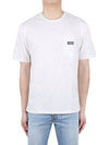 Men's Daily Pocket Regenerative Cotton Short Sleeve T-Shirt White - PATAGONIA - BALAAN 3