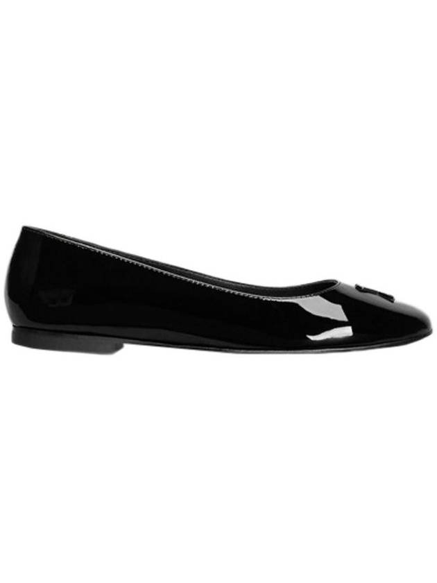 Patent Leather Ballerina Black - AMI - BALAAN 1