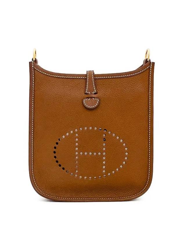 Mini Evelyn TPM Fob Gold Engraved U 4HB0426 - HERMES - BALAAN 1