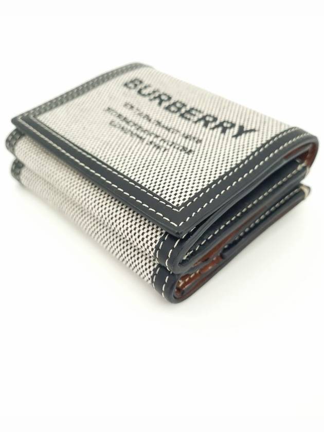 Horseferry cotton bifold wallet - BURBERRY - BALAAN 5