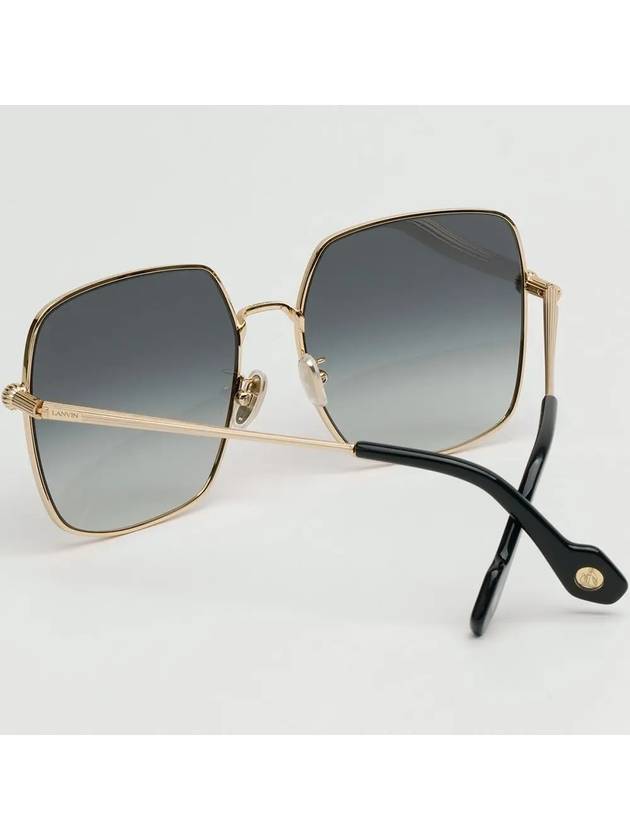 Sunglasses LNV121SLB 714 gold metal frame square fashion overfit - LANVIN - BALAAN 4